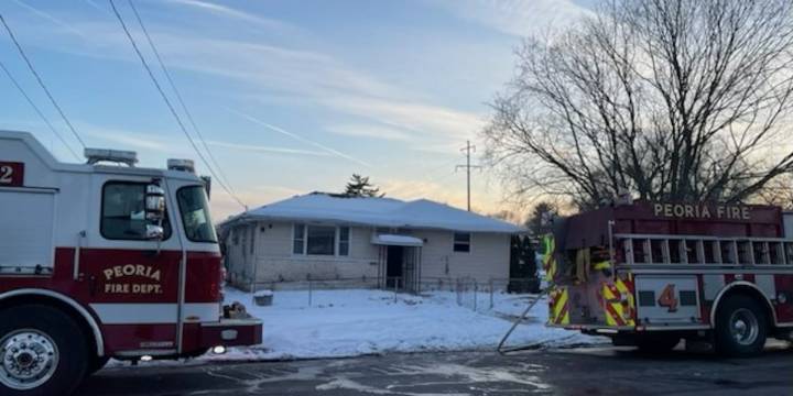 Firefighters called to battle house fire in South Peoria