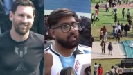 Messi desata el caos en la India: avalanchas, vandalismos y le lanzaron sillas