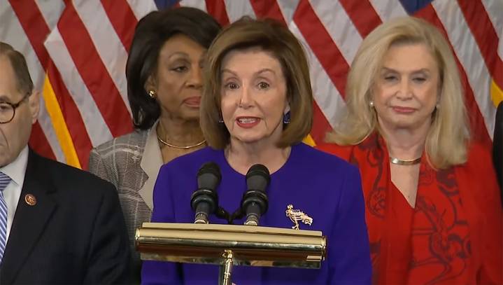 'I Am Being Held Hostage By The Squad And Am Impeaching Trump Against My Will,' Nancy Pelosi Frantically Blinks Out In Morse Code