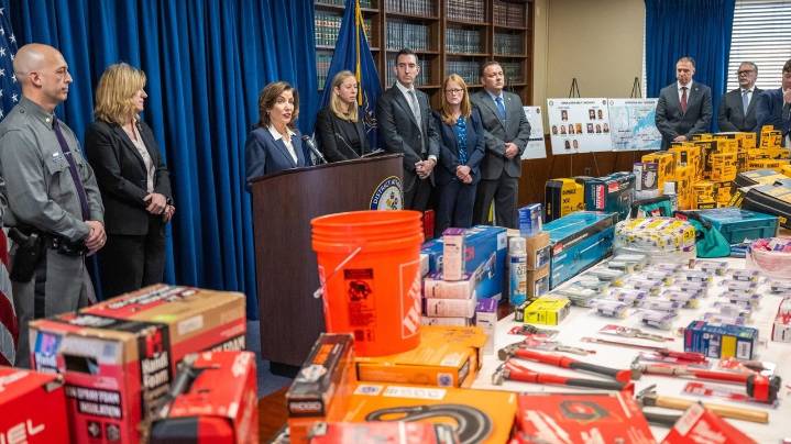 12 arrested as part of crew that allegedly stole goods from 14 LI Home Depots