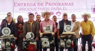 Productores de Ajacuba se benefician con equipamiento agrícola