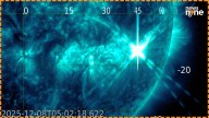 X1.1 solar flare erupts from Sun, causing radio blackout