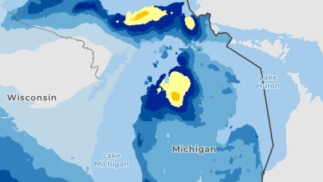 More snow ahead for Michigan. See where it will fall