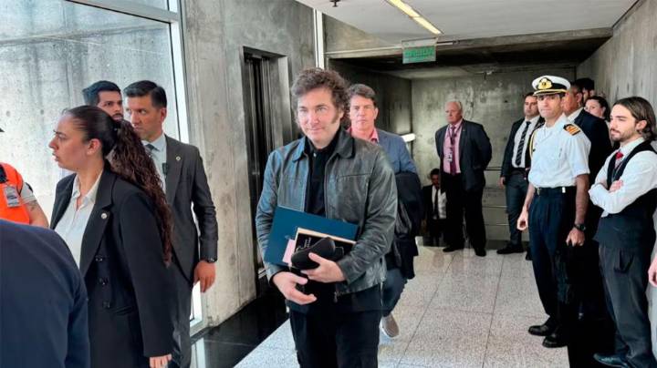 Javier Milei viajó a Oslo para participar en la entrega del Nobel a María Corina Machado