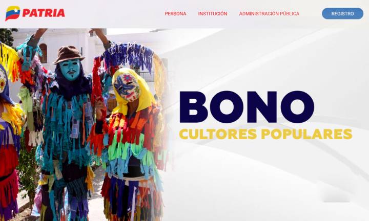 Inician entrega del bono Cultores Populares de noviembre