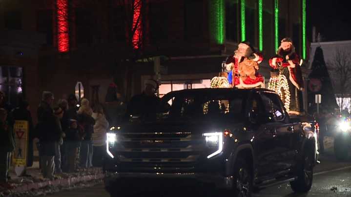 Toy truck parade lights up Main Street in Pittston