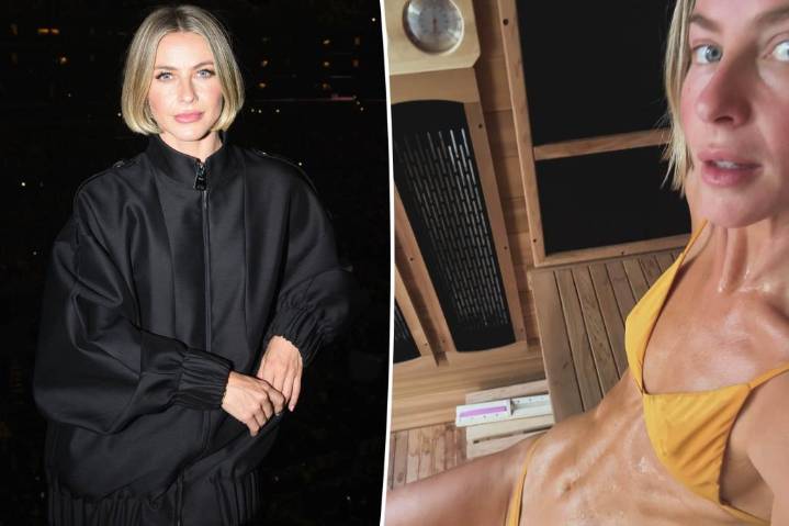 Julianne Hough turns up the heat with steamy, skin