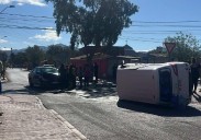 Accidente automovilístico en sector Paipote deja una persona lesionada