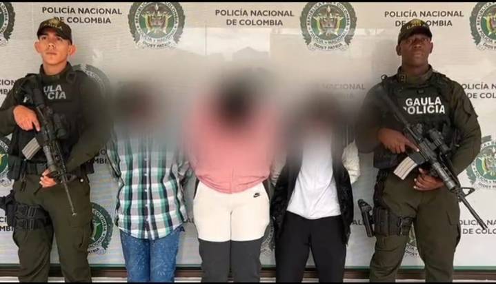 Capturan a tres personas que exigían cobros extorsivos en Nariño