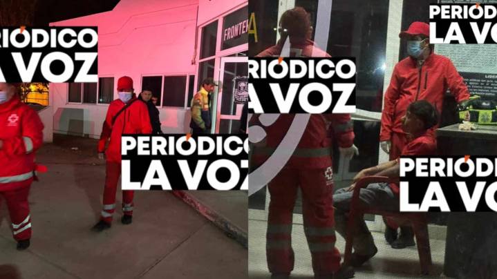 Para pedir ayuda llega golpeado y descalzo al C4