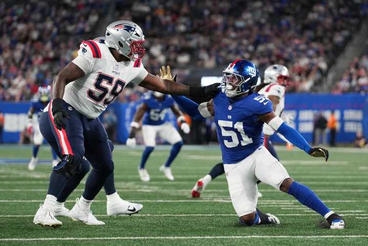 ‘I let my team down,’ says punished Giants rookie after Patriots loss