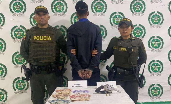 Venezolano fue capturado por atracar un efecty en Yopal