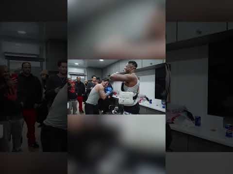 Blueface Left Reeling After Stomach Punch From Boxer Ryan Garcia, on Video