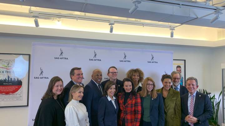 New York Gov. Kathy Hochul Signs AI Protection Bills At SAG