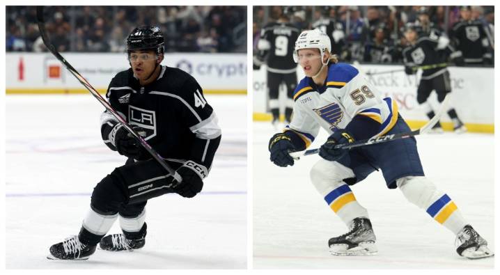 Kings trade Akil Thomas to Blues for Nikita Alexandrov