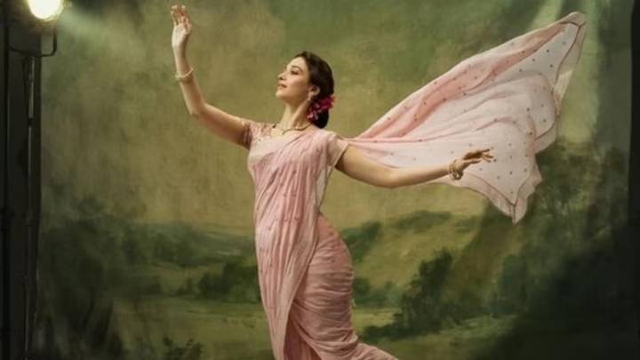 V Shantaram Biopic: Tamannaah Bhatia stuns in a pastel nauvari as Jayshree