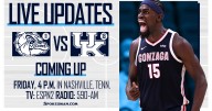 Live updates: No. 11 Gonzaga takes on No. 18 Kentucky in Nashville