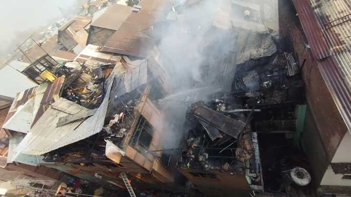 Fire breaks out in Srinagar’s Khayam; several houses affected