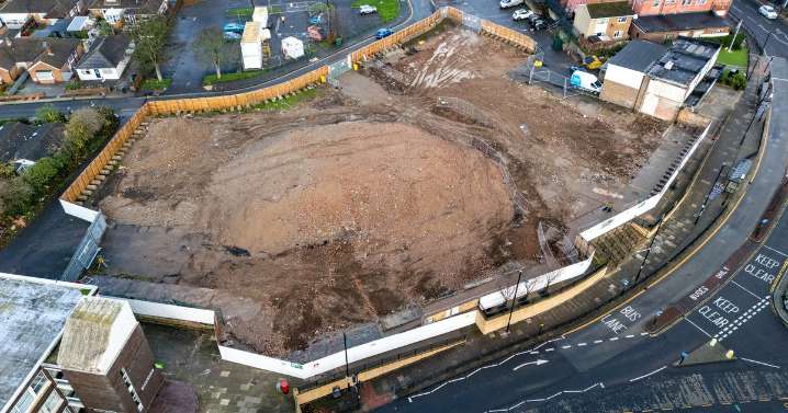 See extent of demolition as 'dated' shopping plaza finally razed to ground