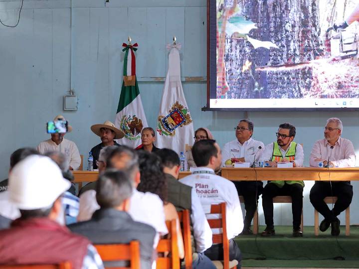 La Seguridad Social es parte del Plan Michoacán; Zoé Robledo recorre municipios