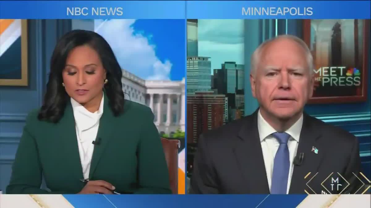 Shorter Tim Walz: Trump's Not Right In The Head