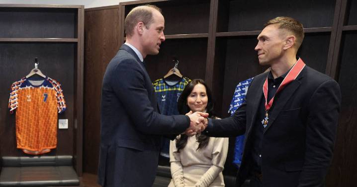 Prince William's personal message to Kevin Sinfield amid calls to end knighthood ban