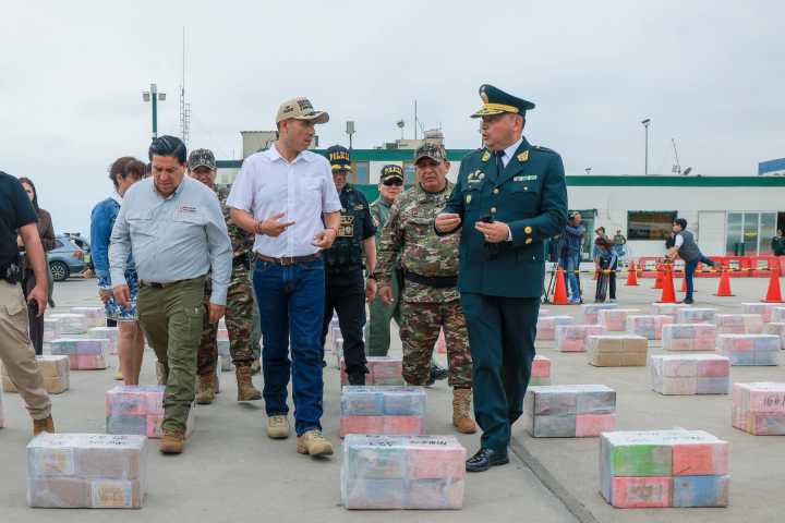 Jerí destaca megaoperativo “Algarrobos” tras incautación de más de 3.400 kilos de cocaína