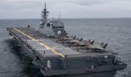 Japón y Estados Unidos refuerzan cooperación aeronaval y juntan el portaviones Kaga y los aviones F