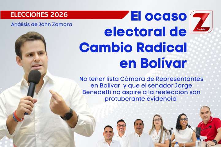 El ocaso electoral de Cambio Radical en Bolívar