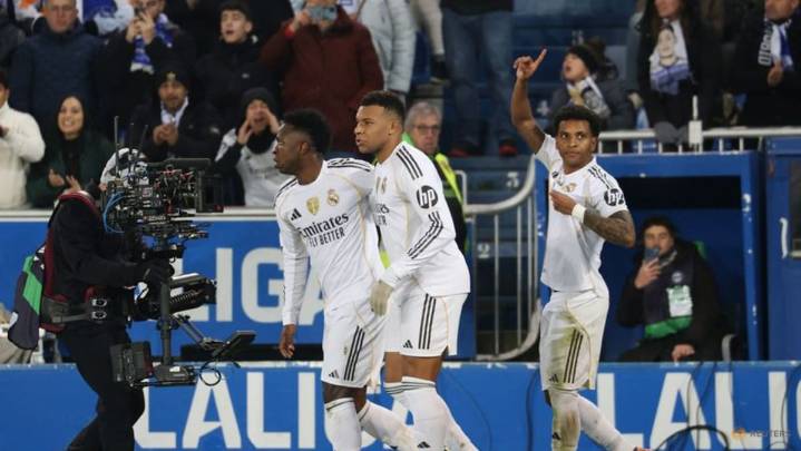 Rodrygo's winner lifts Real Madrid past Alaves to end losing streak