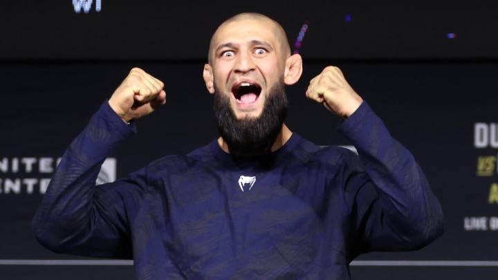 UFC middleweight champ Khamzat Chimaev plans to move up after one title defense