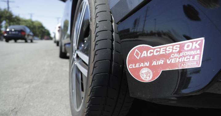 EV sticker shock: Solo drivers using California carpool lanes face hefty fines