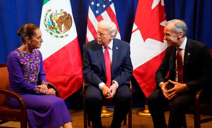 Hablan Sheinbaum, Trump y Carney de la “buena relación que tenemos”