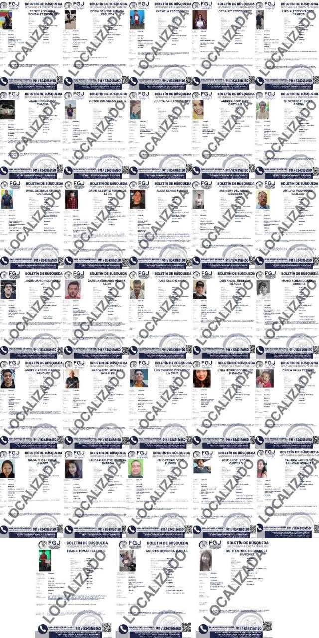 Avanza Tamaulipas en búsqueda de personas no localizadas