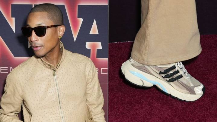 Pharrell Williams Wears Adidas Jellyfish on the 2025 FNAA Red Carpet