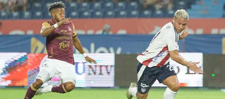 La historia favorece a Junior en series directas contra Tolima
