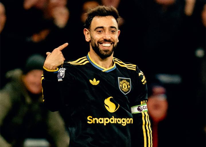 1-4. Bruno Fernandes saca al United del bache