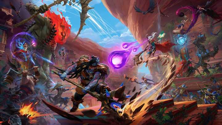 Spellcasters Chronicles is a new MOBA that swaps item shops for deckbuilding, and its beta starts right now