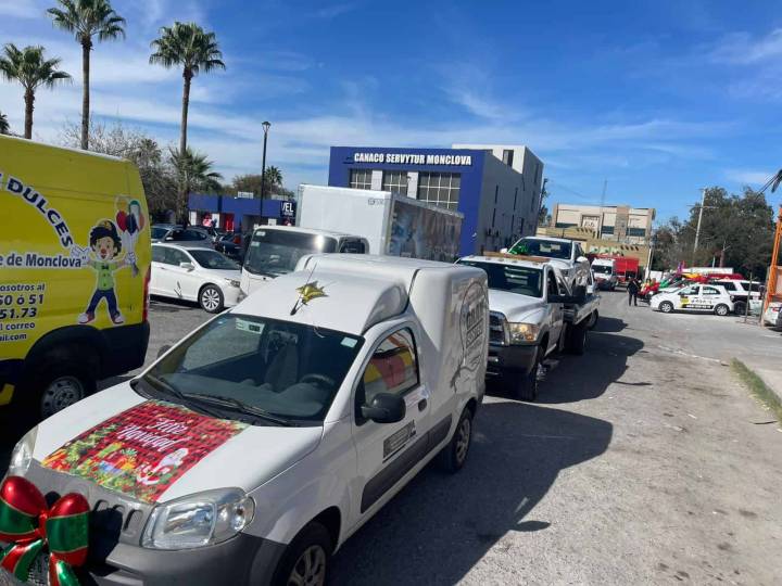 Caravana del Sorteo de la CANACO recorre Monclova para impulsar el comercio