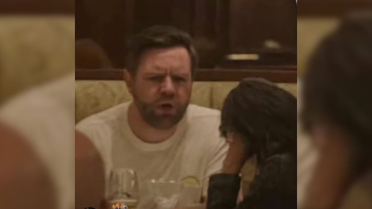 'I Always Wear An Undershirt In Public To Fight Loudly With My Wife': JD Vance's Sarcastic Response To His Viral 'Restaurant Argument' Photo With Usha