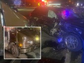 SUV Driver Seriously Injured When UPS Truck T-Bones Vehicle In Glen Rock: Police