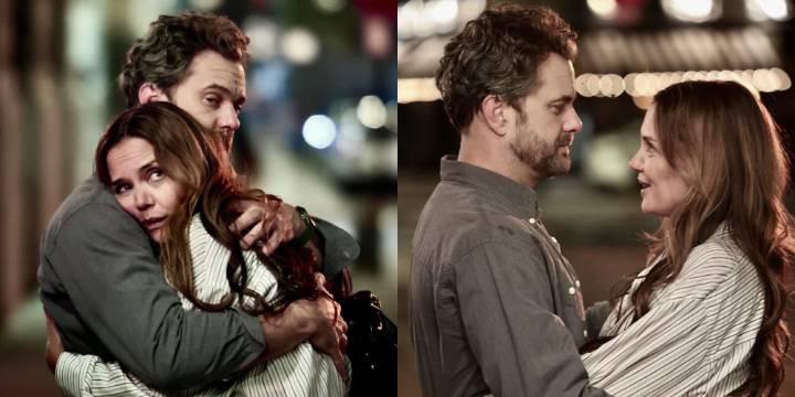 Katie Holmes & Joshua Jackson Embrace, Give Us All the ‘Dawson’s Creek’ Nostalgia Feels for ‘Happy Hours’ | Joshua Jackson, Katie Holmes 