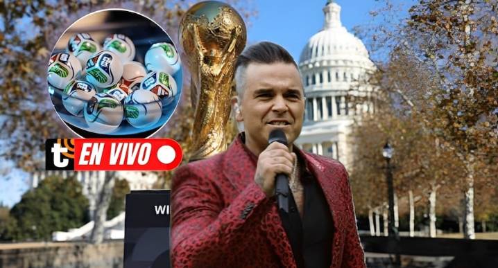 Sorteo Mundial 2026: hora y canal para ver show de Robbie Williams en Washington La FIFA espera a los representantes de las 42 selecciones del planeta que este viernes conocerán a sus rivales en la fa