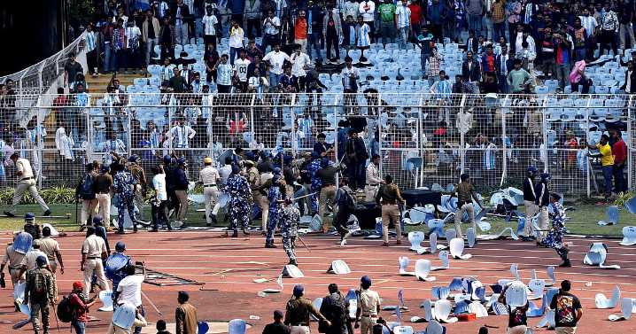 West Bengal Messi event turns messy at Kolkata stadium