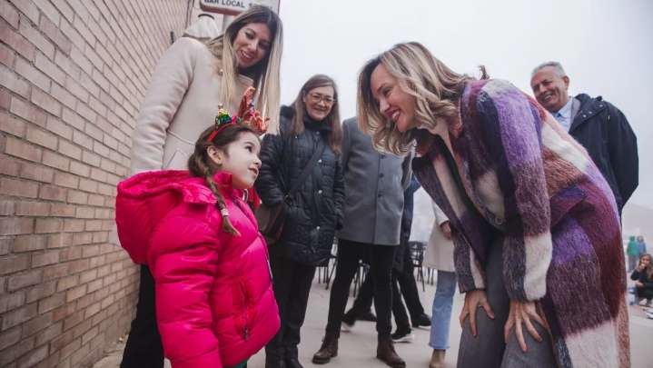 Pilar Alegría destaca en Esplús la importancia de los fondos europeos para favorecer la vida en el medio rural