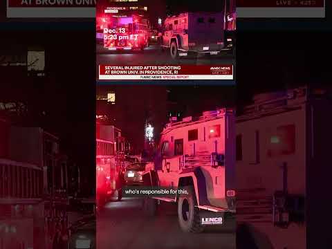Several injured after shooting at Brown University in Rhode Island