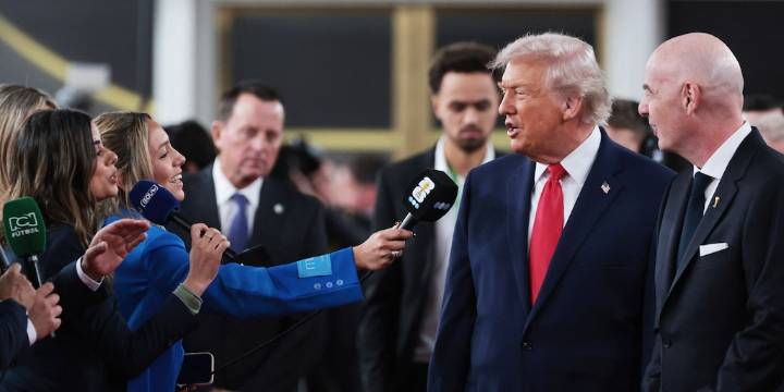 En la previa del sorteo del Mundial, Trump habló de Milei: “Está haciendo un muy buen trabajo”