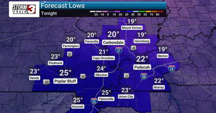 Cold Grip Continues Through the Week