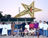 Puttur: Nellyadi youth create 42-ft Christmas star, set new record in Dakshina Kannada