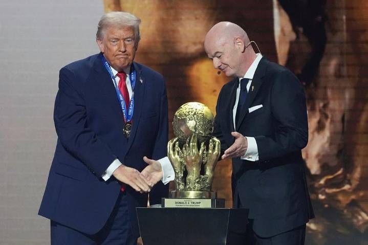 Donald Trump awarded innaugural FIFA peace prize